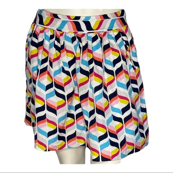 Cynthia Rowley Linen & Rayon Lined Skirt Sz 2 - Picture 1 of 10